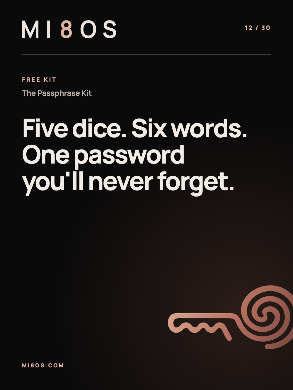 Creare una passphrase complessa