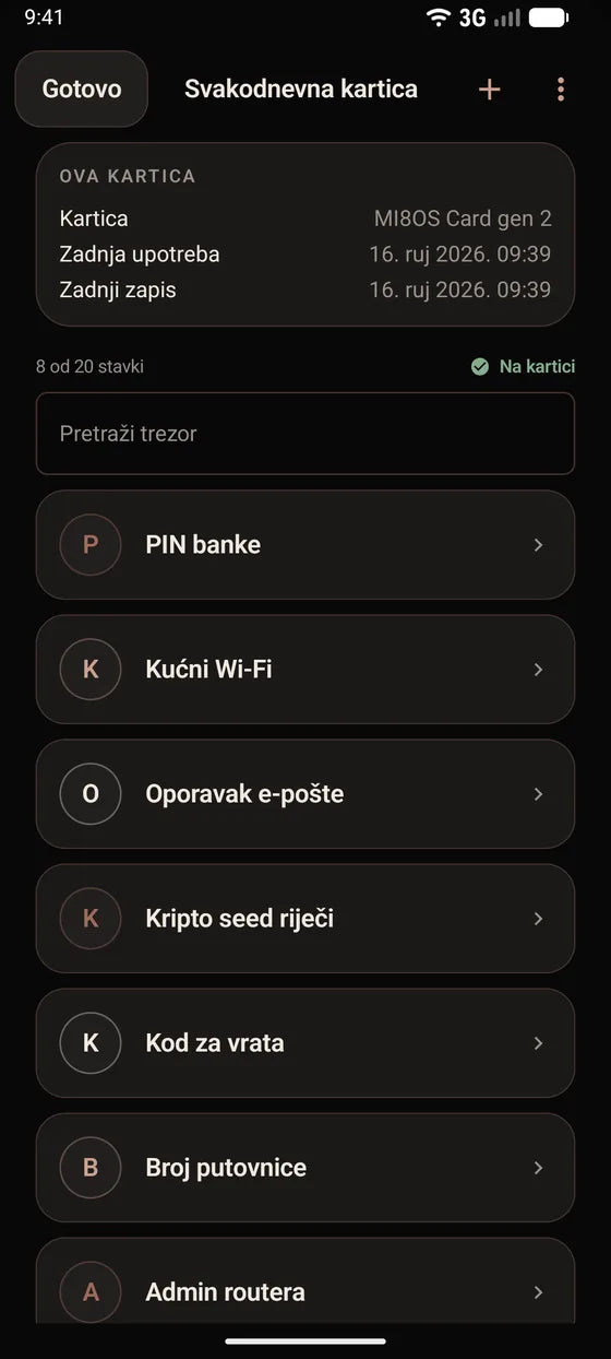 Android: Pregledajte tajne spremljene na vašoj kartici