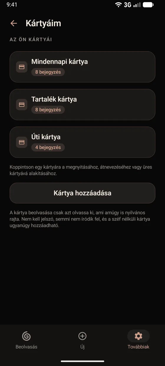 Android: Tartsa szem előtt a tárolókártyáit