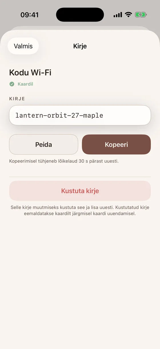 iOS: Ava saladus siis, kui seda vajad