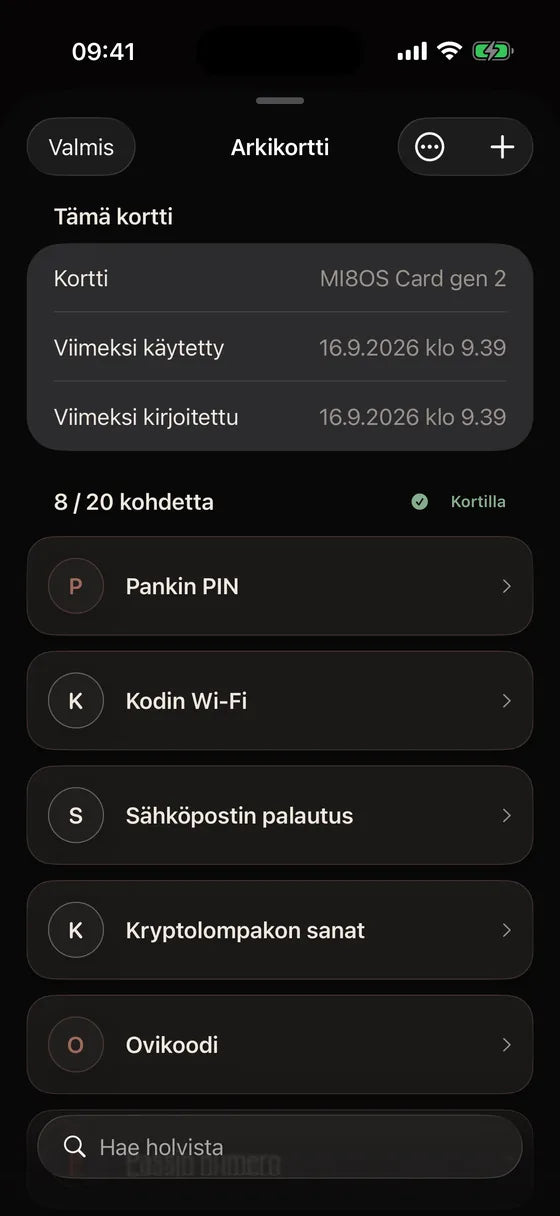 iOS: Löydä kaikki salaisuudet omalta kortiltasi