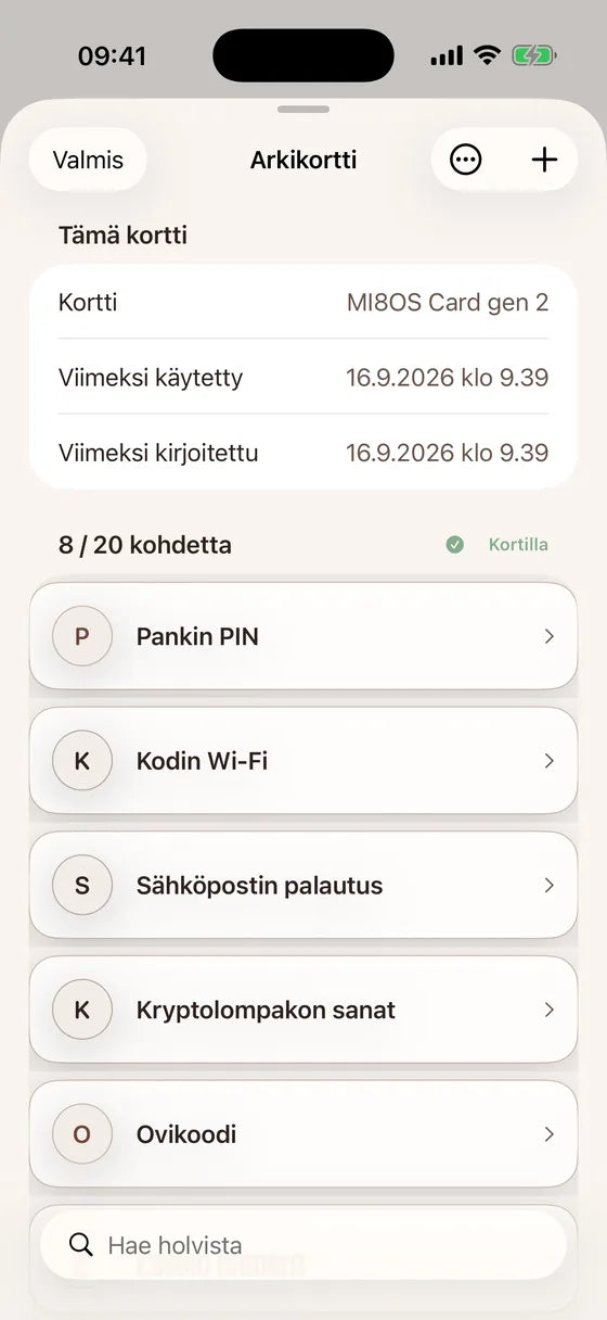 iOS: Löydä kaikki salaisuudet omalta kortiltasi