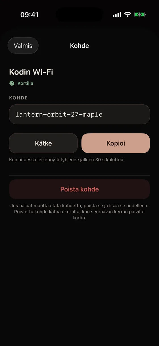 iOS: Näytä salaisuus juuri silloin kun tarvitset