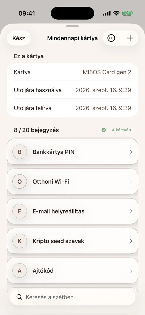 iOS: Találja meg titkait a kártyáján