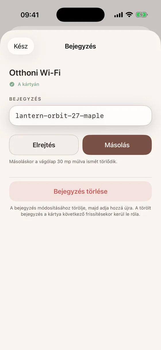 iOS: Fedjen fel egy titkot, amikor szükséges