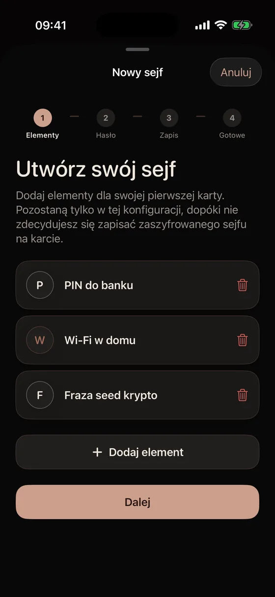 iOS: Utwórz sejf na najważniejsze dane