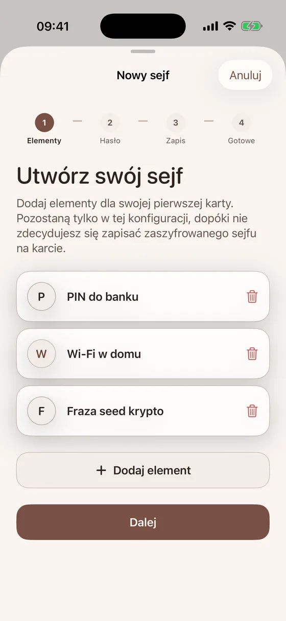 iOS: Utwórz sejf na najważniejsze dane